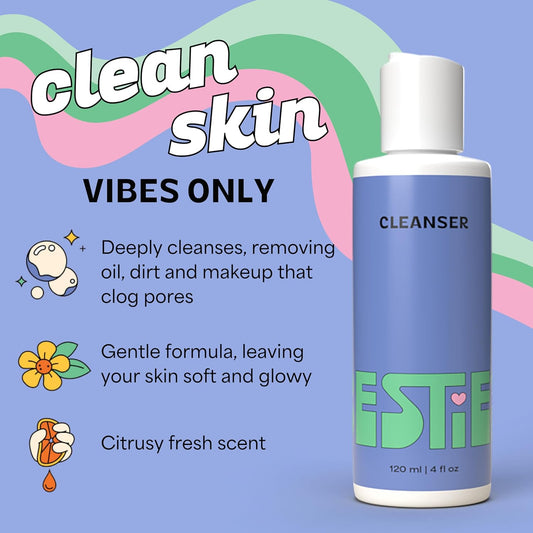 Instanatural Besties Gentle Teen Face Cleanser | Vitamin C, Aloe Vera, Coconut Water | Simple Skincare For Healthy Skin | For Blemishes, Uneven Tone, Hydration, (Face Wash For All Skin Types)