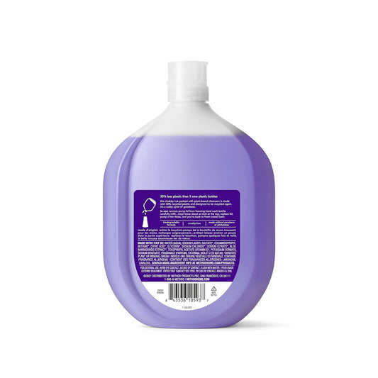 Method Foaming Hand Soap Refill, French Lavender, Recyclable Bottle, Biodegradable Formula, 28 fl oz (Pack of 4)