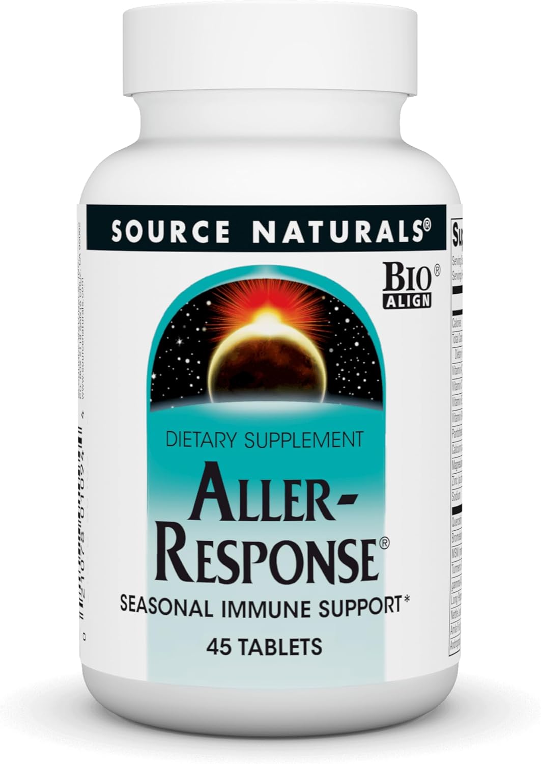 Source Naturals Aller-Response, Seasonal Immune Support* - 45 Tablets