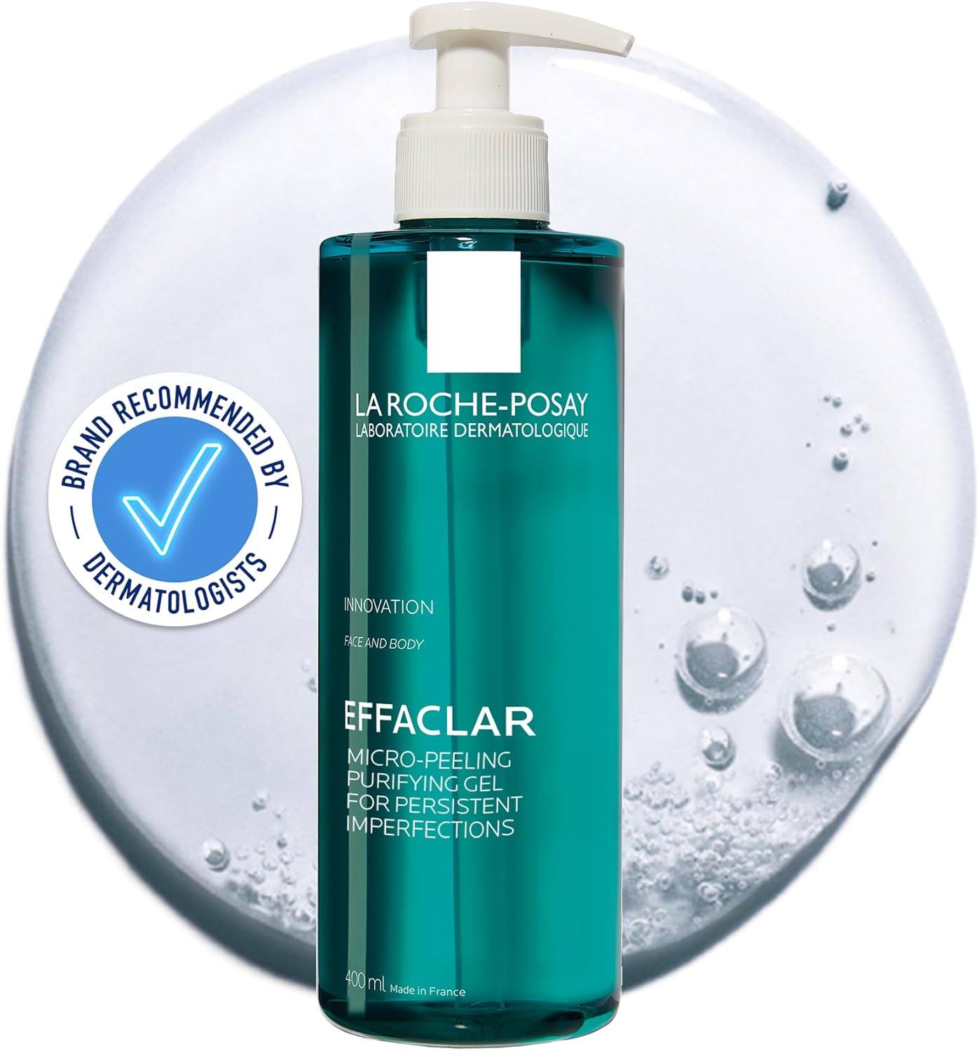 La Roche-Posay Effaclar Micro-Peeling Purifying Gel Wash for Oily, Blemish-Prone Skin 400ml : Amazon.co.uk: Beauty