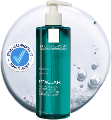 La Roche-Posay Effaclar Micro-Peeling Purifying Gel Wash for Oily, Blemish-Prone Skin 400ml : Amazon.co.uk: Beauty