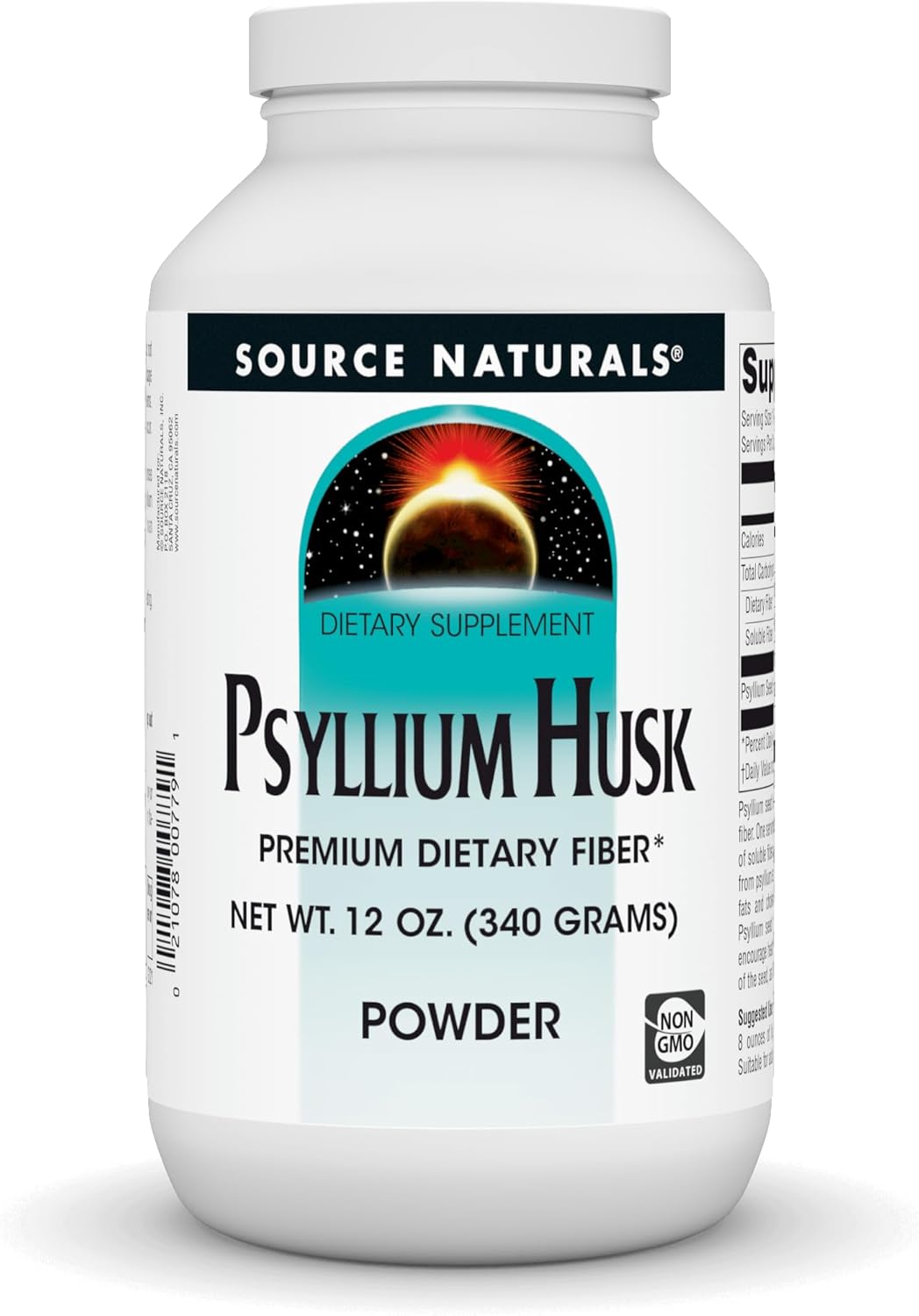 Psyllium Husk Powder, 12 Oz