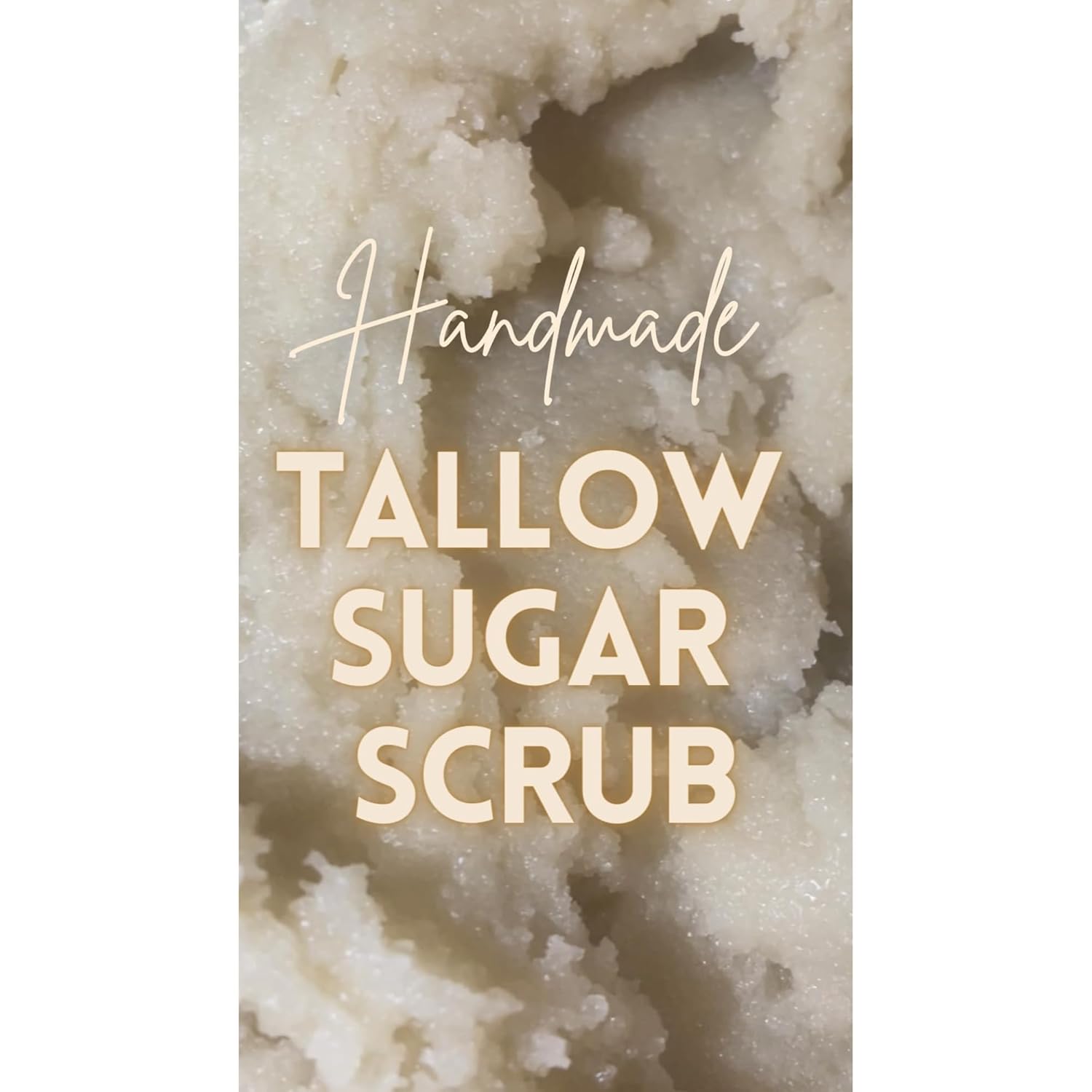 Naturallow Tallow Citrus Sugar Scrub With Unrefined Organic Sugar & Grapefruit & Lemon Oils - Exfoliates - Tightens - Tones Skin - Revitalizes & Awakens Senses - Polishes & Softens : Beauty & Personal Care