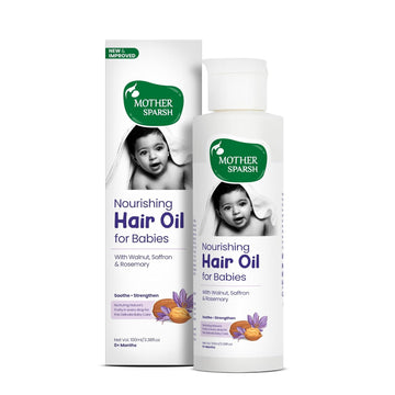 Ayurvedic Baby Hair Oil with 21 Herbs & Oils for Babys Tender Scalp & Hair, 100 ML