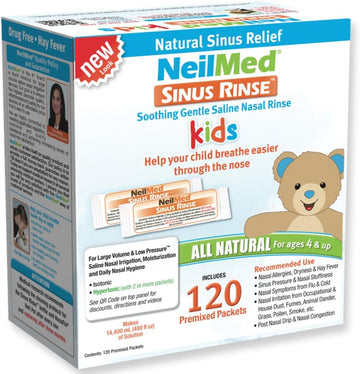 Neil Med Sinus Rinse Pediatric Packets, Premixed 120/Box