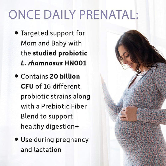 Garden Of Life Once Daily Prenatal Bundle: Organics Prenatal Once Daily Multivitamin, 30 Vegan Tablets + Dr. Formulated Once Daily Prenatal Probiotics 20 Billion Cfu, 30 Vegetarian Capsules