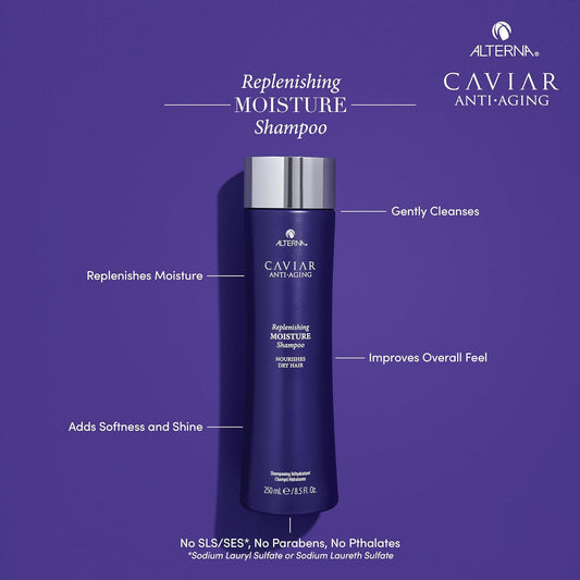 Alterna Haircare Caviar Anti-Aging Replenishing Moisture Shampoo, 16.5 Oz