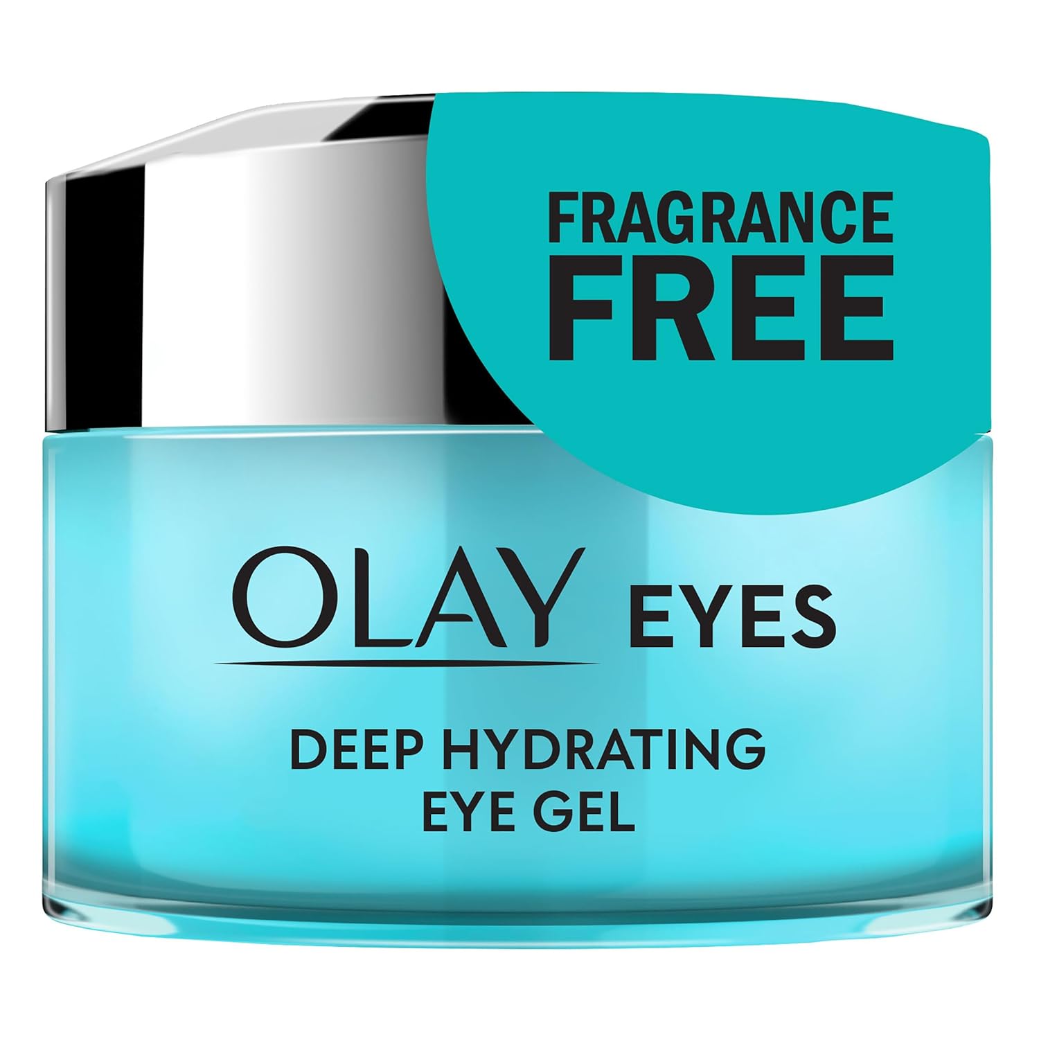 Olay Deep Hydrating Eye Gel With Hyaluronic Acid For Tired Eyes, Hydrating Gel, Cucumber, 0.5 Fl Oz