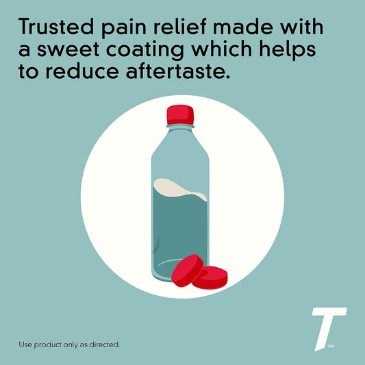 Tylenol Extra Strength Pain Reliever & Fever Reducer, Round Coated Tablets, 500 Mg Acetaminophen Pain Relief Pills For Headache, Toothache & Minor Arthritis Pain, 225 Ct