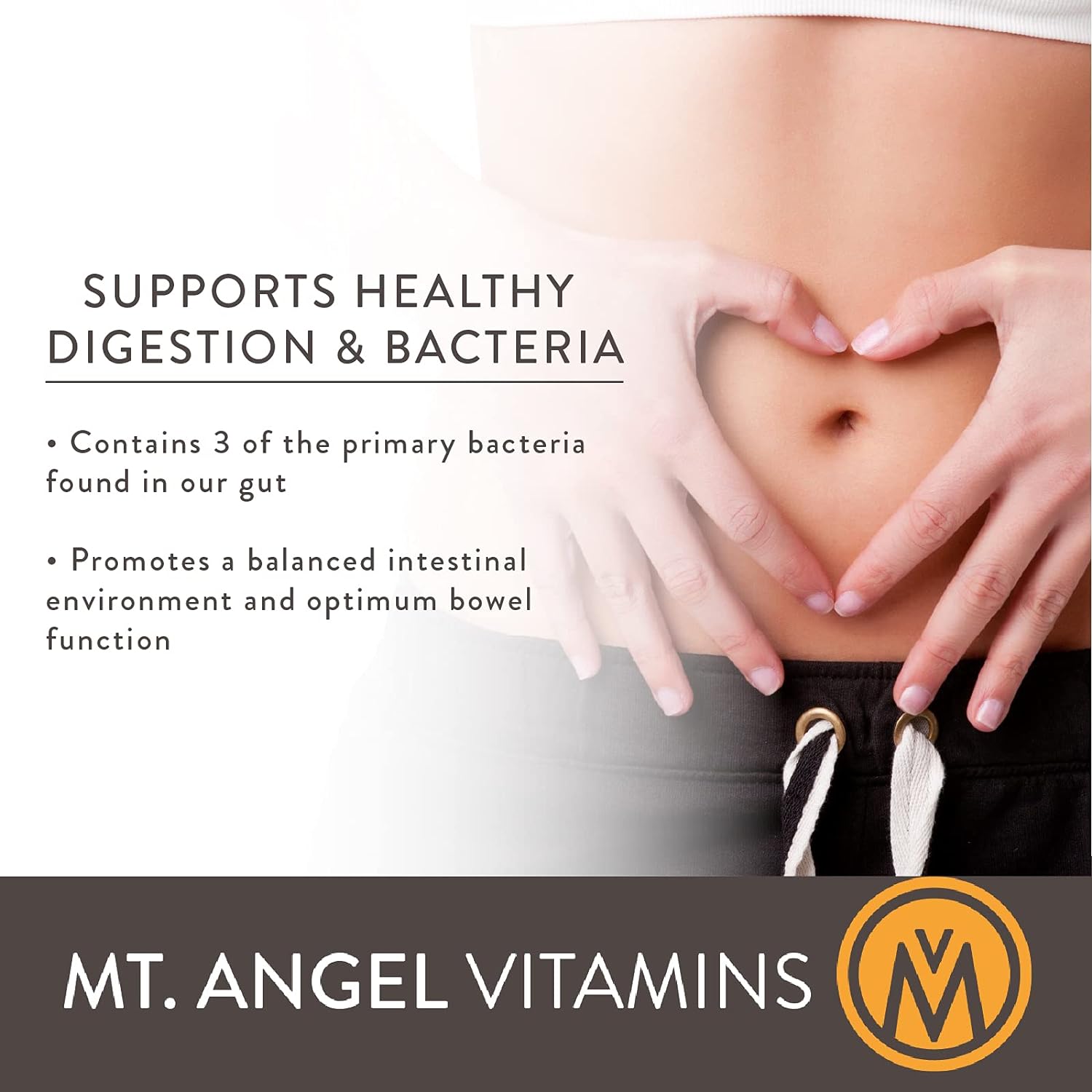 Mt. Angel Vitamins - Good Flora Probiotic, Supports Healthy Digestion and Bacteria (90 Vegetarian Capsules) : Health & Household