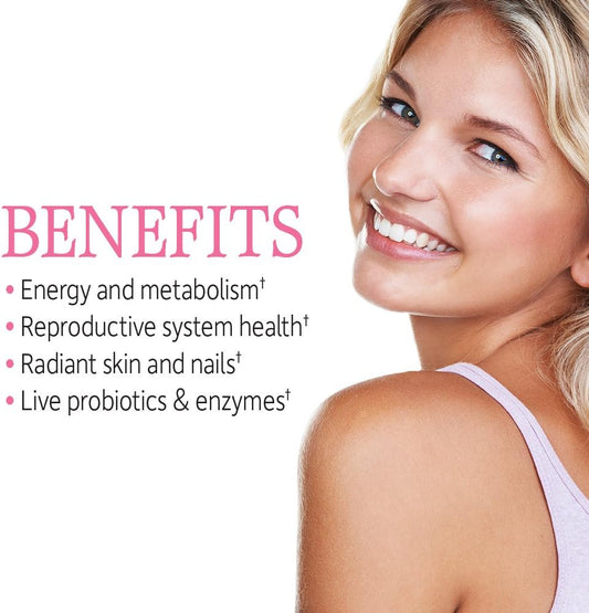 Garden Of Life Multivitamin For Women, Vitamin Code Raw One For Women, Once Daily, Whole Food Iron, Probiotics For Womens Health, Gluten Free Vegetarian, 30 Count