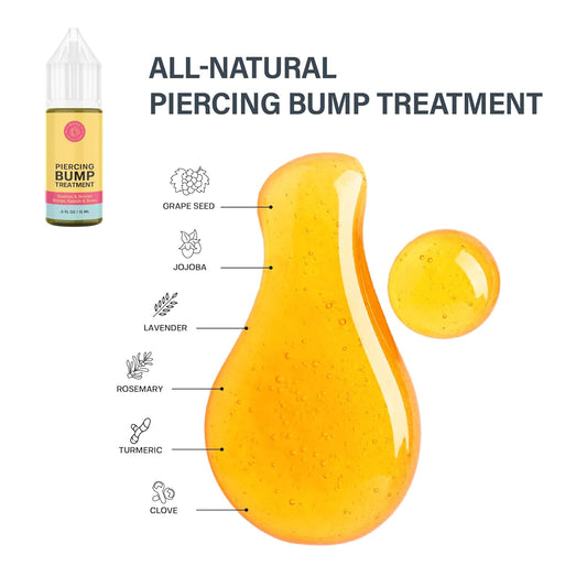 Base Laboratories Piercing Keloid Bumps Shrinking Duo | Piercing Bump Treatment (.5Oz) + Keloid Bump Removal Gel (2Oz) | Keloid Scar Removal For All Scars, Keloids & Piercing Bumps