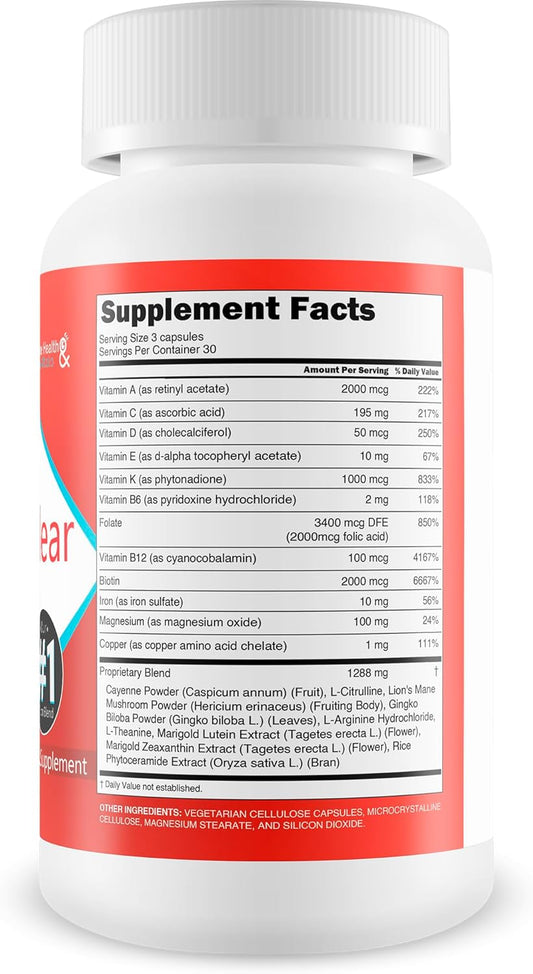 Pro Visiclear For Eyes - Vitamin A Enriched Vision Support - Vitamin Based Support To Support Vision Naturally - Natural Antioxidant Pro Visi Clear Pill Enhanced With Premium Ingredients