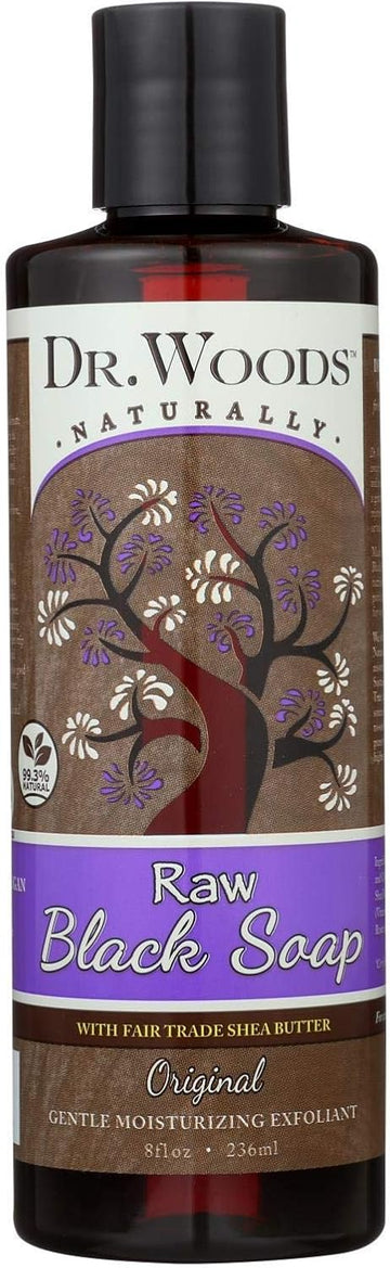 Dr. Woods Naturals Shea Vision Pure Black Soap 8 Fl Oz (236 Ml) Liquid