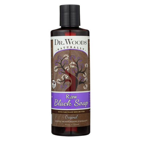 Dr. Woods Black Soap With Shea Butter, 8 Fluid Ounce : Bath Products : Beauty & Personal Care