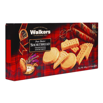 Walker’S All-Butter Shortbread Traditional Assortment - 17 Assorted Cookies Per Box - Authentic Shortbread Cookies From Scotland