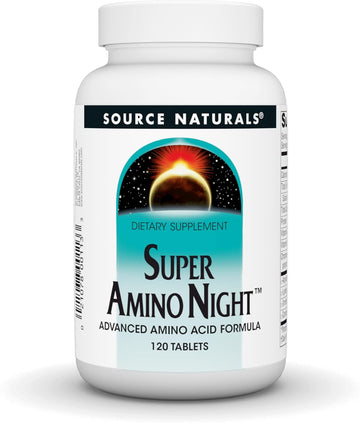 Source Naturals Super Amino Night - Advanced Amino Acid Formula* - 120 Tablets