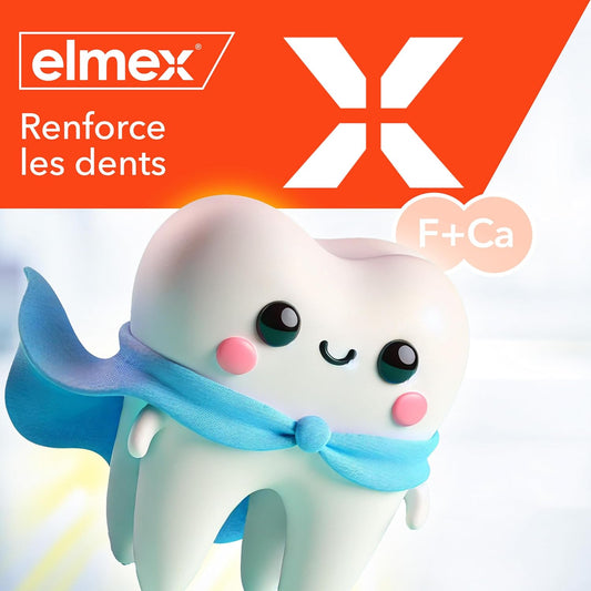 Elmex® Junior Toothpaste 6-12 Years | Protection Against Caries With Mint | No Dyes | Children'S Toothpaste For Stronger Teeth | Gum And Enamel | Elmex® Baby | 75 Ml
