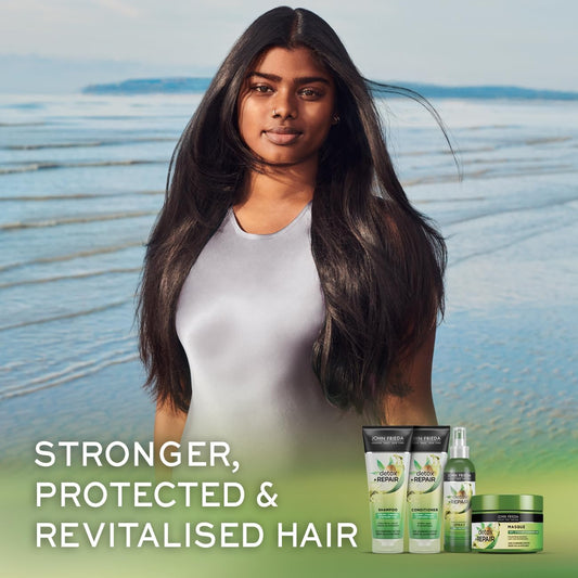 John Frieda Detox & Repair Care & Protect Heat Protection Spray 200 Ml (Packaging May Vary)