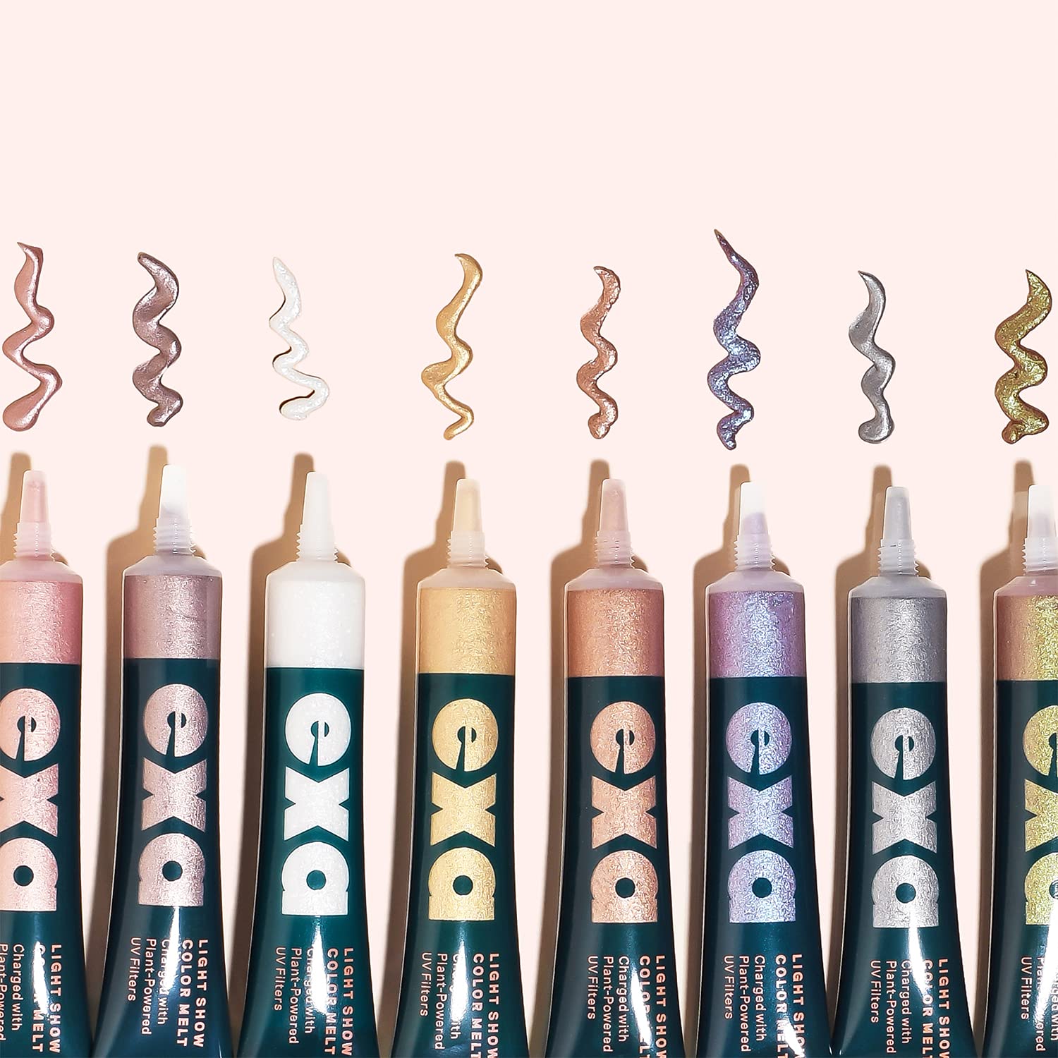 Exa Beauty - Natural Light Show Color Melt Sparkler For Eyes + Cheeks + Lips | Clean, Vegan, Cruelty-Free Makeup (Slumber Party - Champagne Sparkle) : Beauty & Personal Care