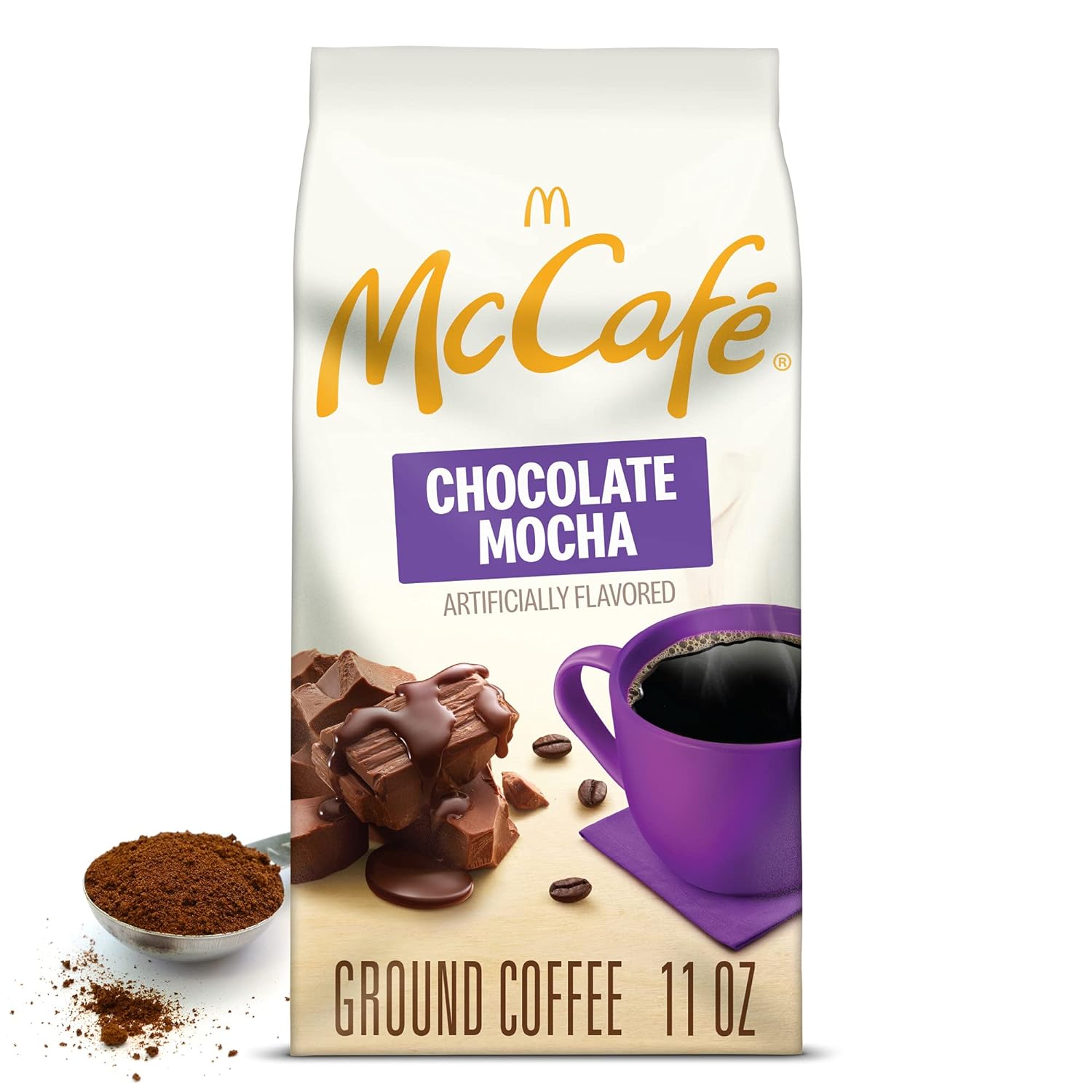 McCafe Chocolate Mocha, Ground Coffee, Flavored, 11oz. Bagged