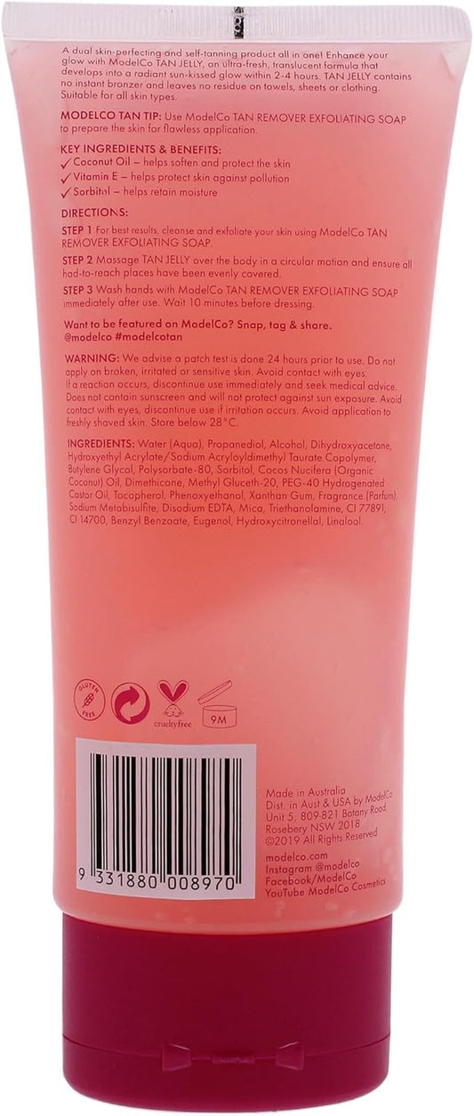 Modelco Tan Jelly Self-Tan Gel - For Women - Medium, 5.74 Oz / 170 Ml