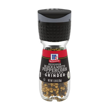 McCormick Premium Black & White Peppercorn Grinder, 1.26 oz (Pack of 6)