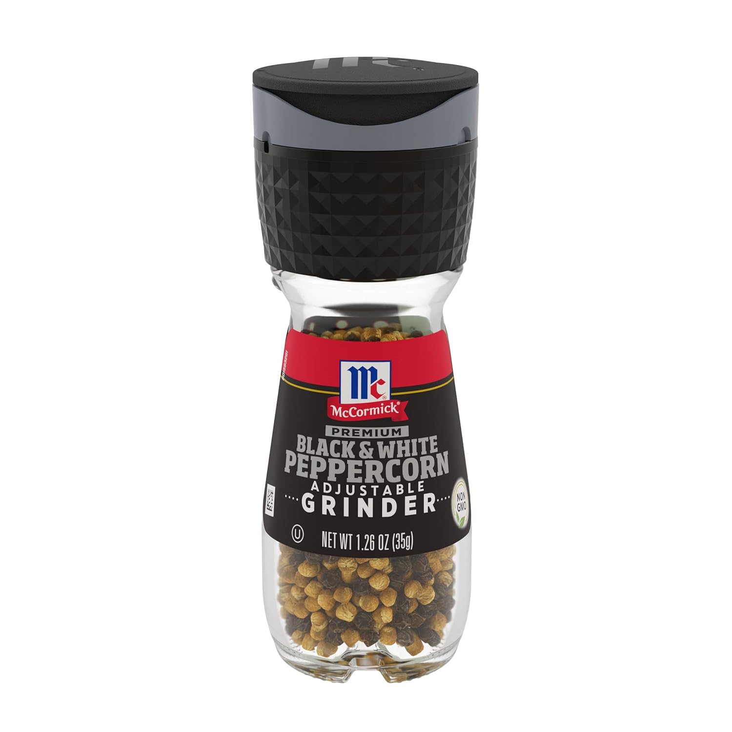 Mccormick Premium Black & White Peppercorn Grinder, 1.26 Oz