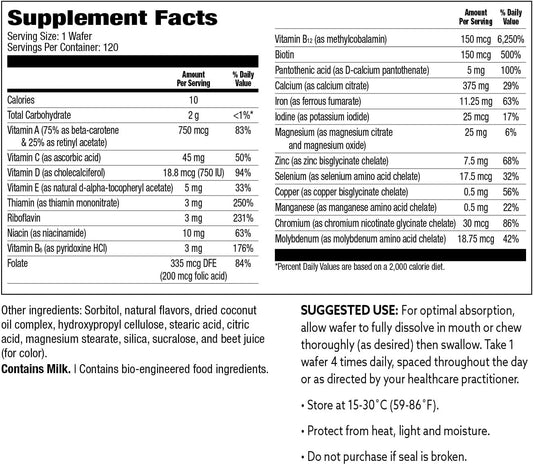 Bariatric Choice All-in-One Bariatric MultiVitamin with 375 mg Calcium Citrate, Very Berry (120ct)