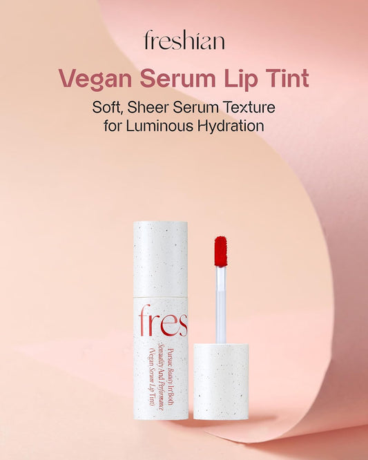 Vegan Serum Lip Tint (03 Preserved, 0.21Oz) - Long-Lasting Moisturizing Formula, Lightweight Lip Stain. Korean Makeup Skin Care. Luminous, Hydrated Lips