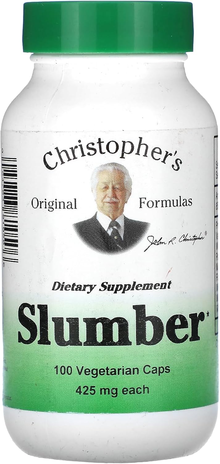 Christopher S Original Formulas Slumber 425 Mg 100 Veggie Caps