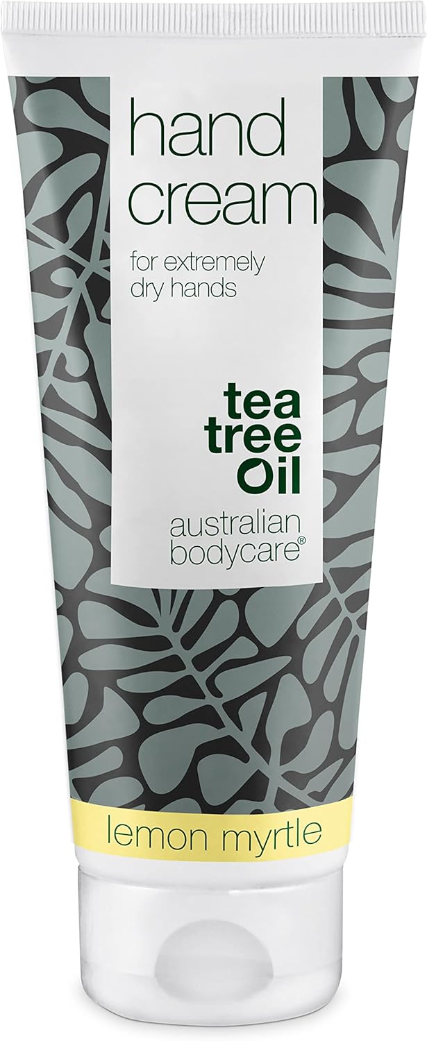 Australian Bodycare Hand Cream for very dry hands | Tea Tree Oil + Lemon Myrtle | Hand cream for Men & Women with cracked hands | Vegan Hand Cream with Tea Tree Oil | 100ml