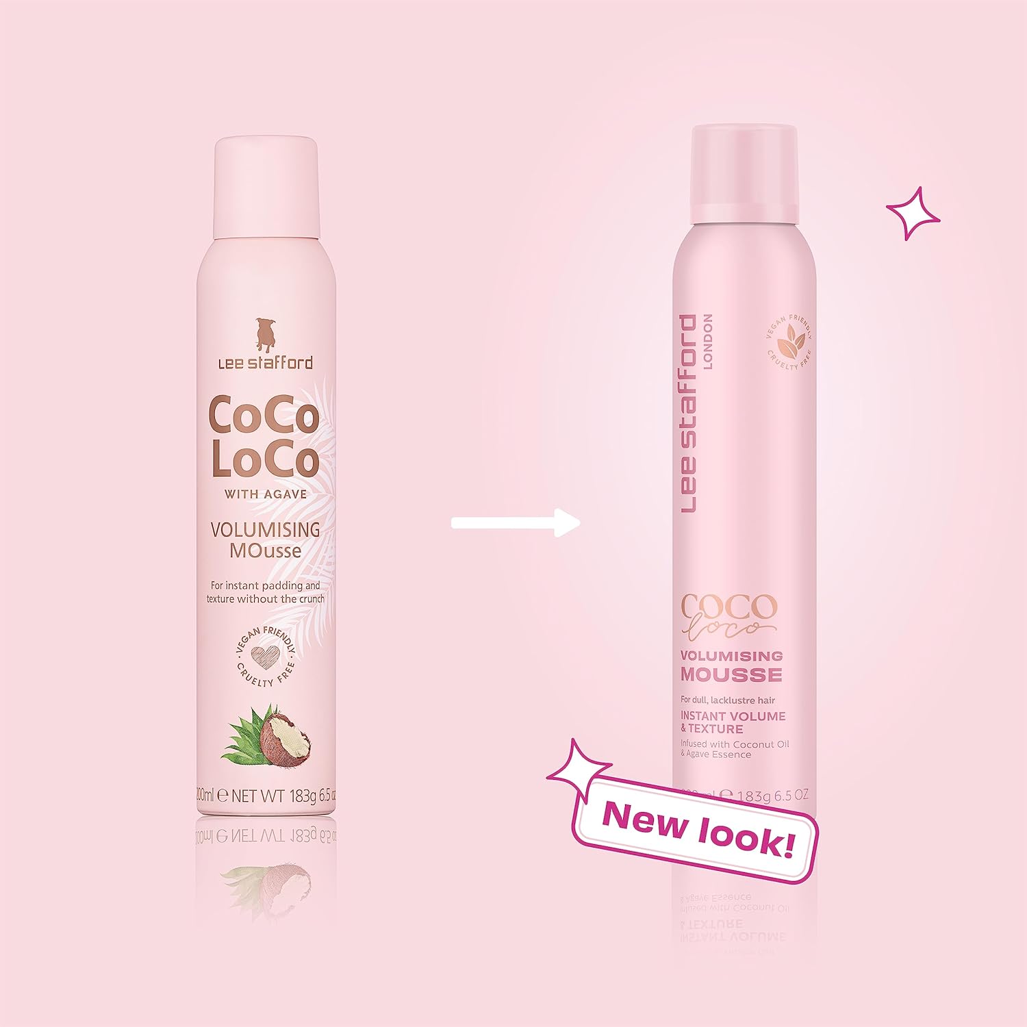 Lee Stafford Coco Loco Coconut Mousse For Curly Hair 200ml : Amazon.co.uk: Beauty