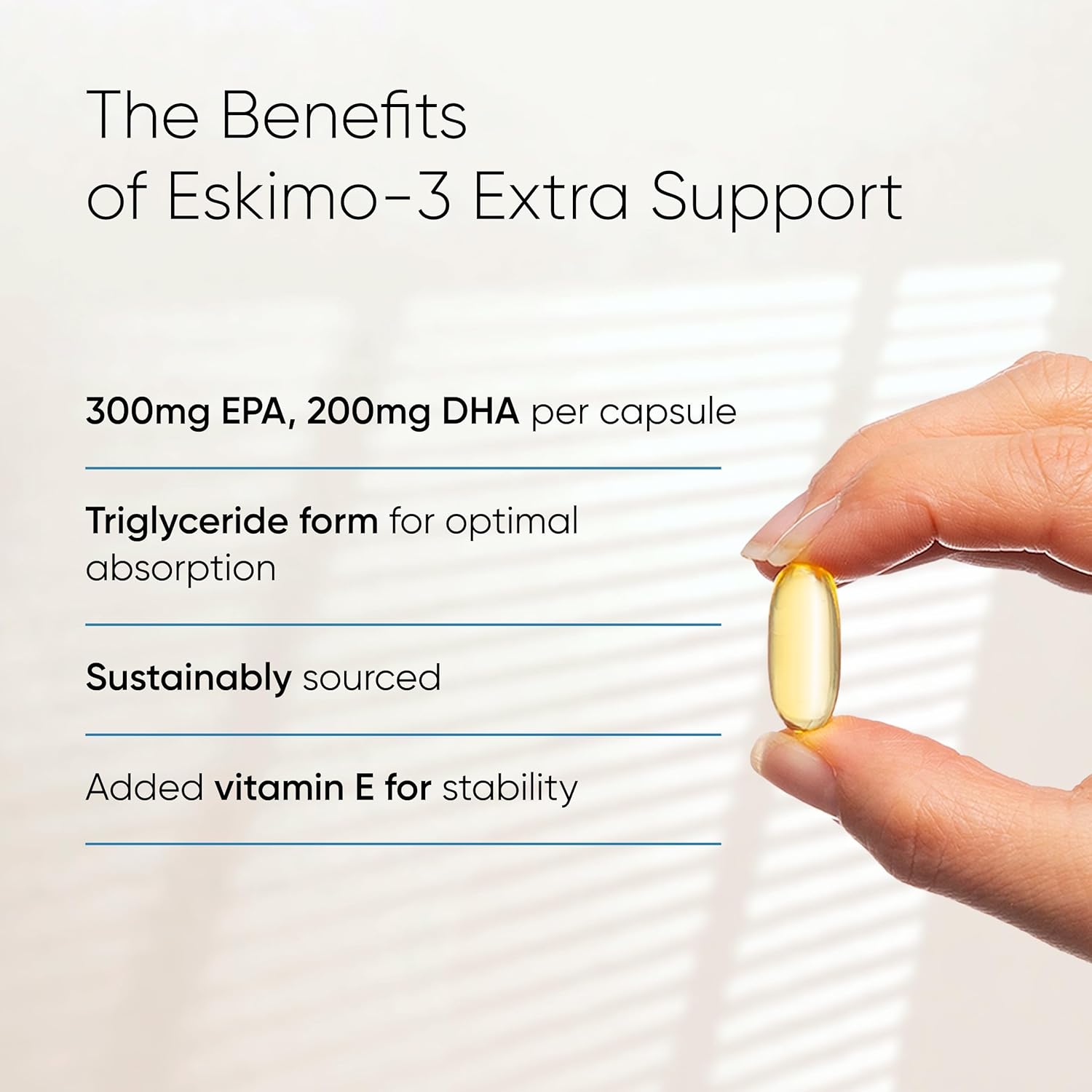 Eskimo-3 Extra High Strength Omega-3 Fish Oil by Metagenics - 500mg Essential Fatty Acids EPA & DHA - 50 Capsules : Amazon.co.uk: Health & Personal Care