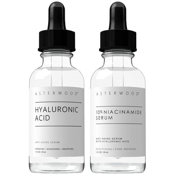 Hyaluronic Acid Serum 1 Oz + 10% Niacinamide Serum 1 Oz