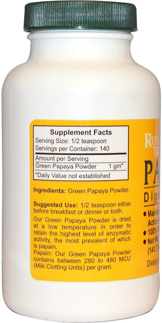 Green Papaya Digestive Enzymes 5 Ounces : Health & Household