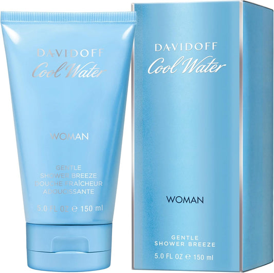 Davidoff Cool Water Woman - Gentle Shower Breeze - Floral Scent With Notes Of Melon, Lily Of The Valley And Musk - 150Ml
