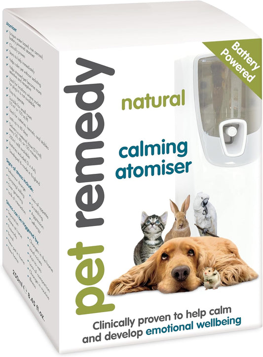 Pet Remedy Natural De-Stress And Calming Battery Operated Atomiser With 250 Ml Refill Bottle