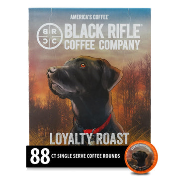 Black Rifle Coffee Company, Single Serve Coffee Pods, Loyalty Roast, Light Roast, 88 Count