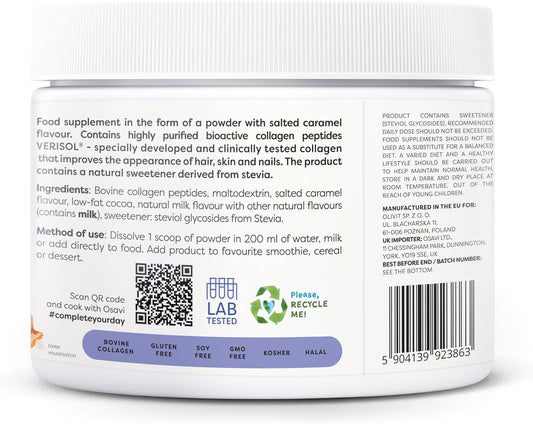 Osavi Collagen Peptides (Hair, Skin & Nails), Salted Caramel - 150G