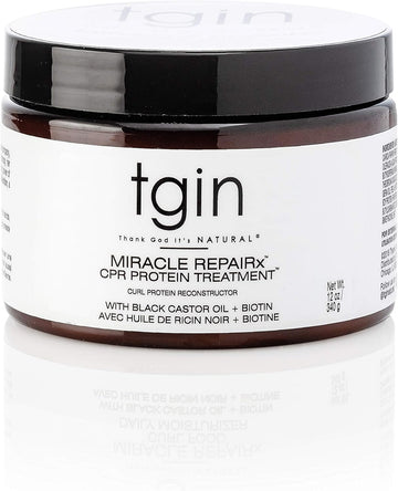 Tgin Miracle Repairx Curl Protein Reconstructor (Cpr) For Natural Hair - Dry Hair - Curly Hair - Damaged Hair - 12 Oz