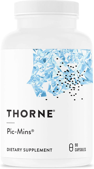 Thorne Pic-Mins - Trace Mineral Complex with 7 Essential Trace Minerals - 90 Capsules