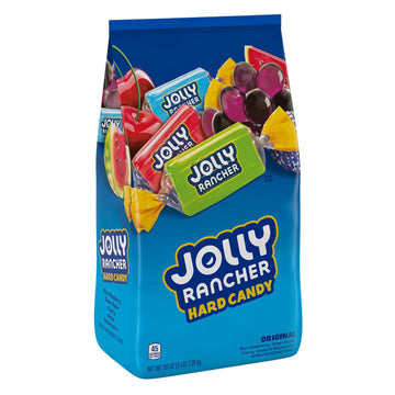 Jolly Rancher Assorted Fruit Flavored Hard Candy Bulk Bag, 5 Lb