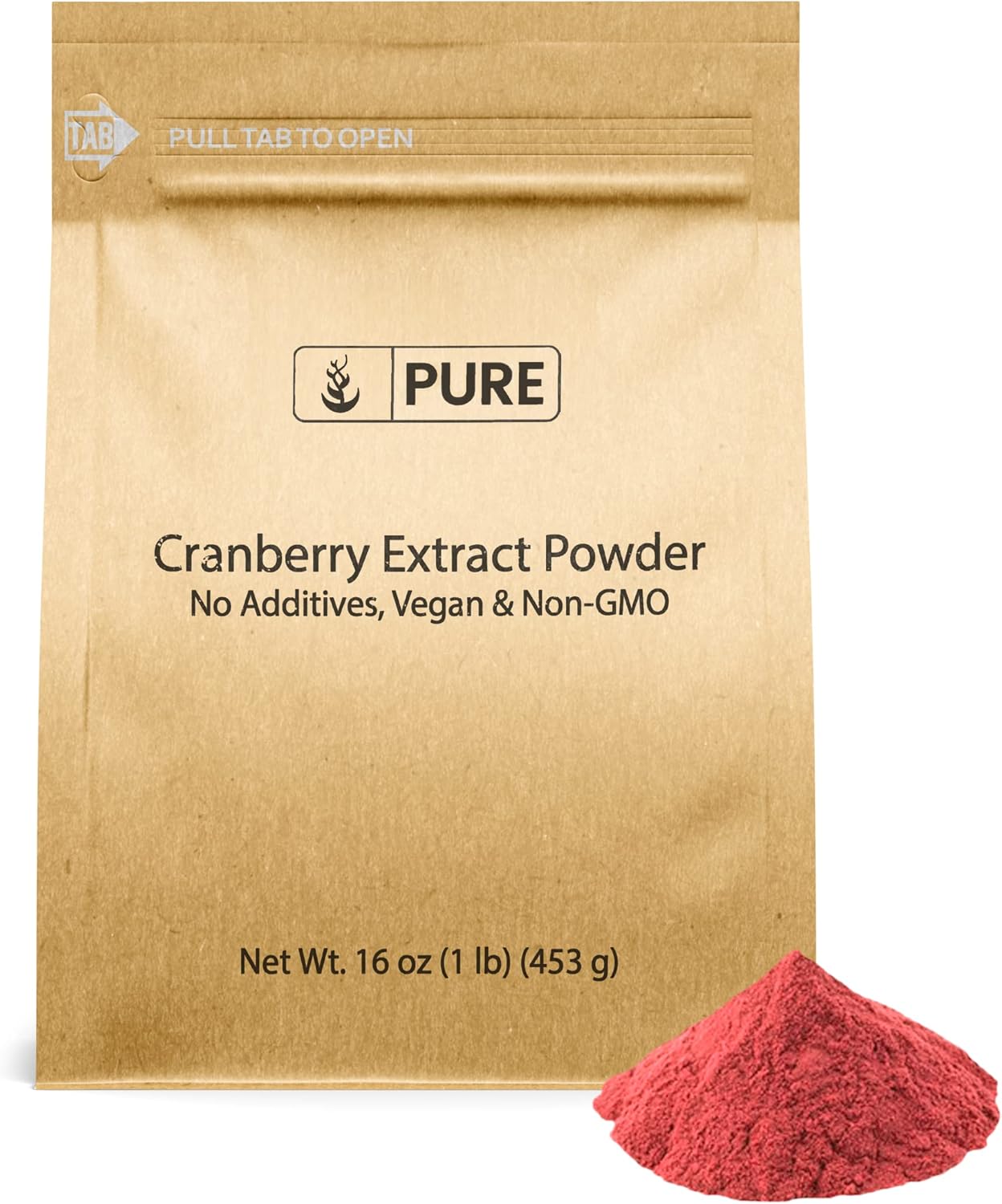 Pure Original Ingredients Cranberry Extract Non-Gmo, Gluten-Free, Herbal Supplement