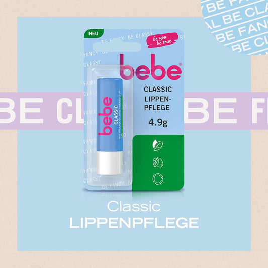 bebe Classic Lip Balm with Avocado Oil (12 x 4.9 g)