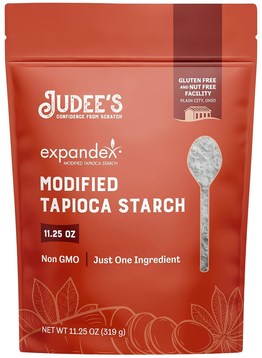 Judee's Small Gluten-Free Starch Bundle: Expandex 11.25 oz, Potato Starch 2.5 lb, Corn Starch 2.5 lb