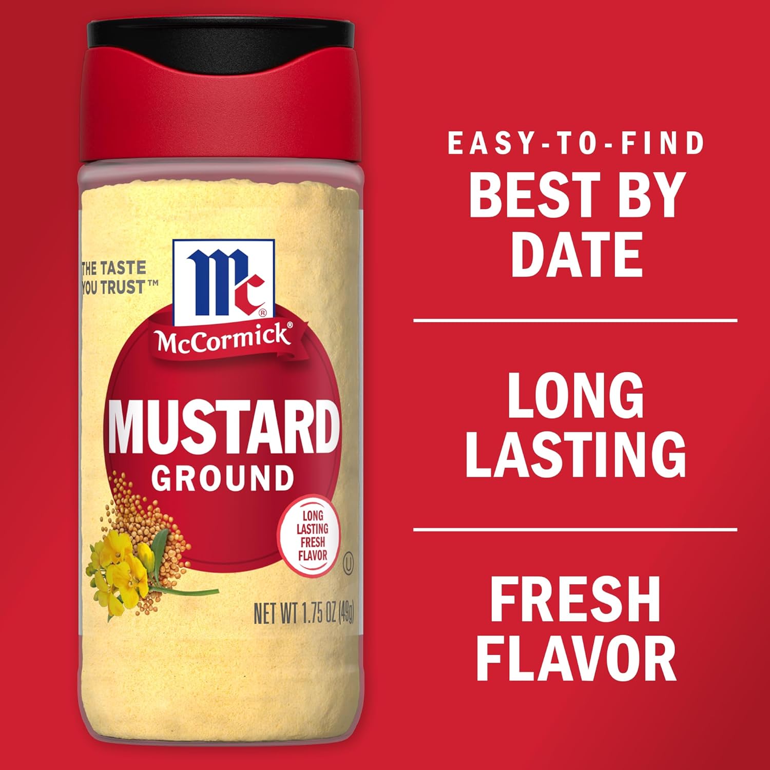 Mccormick Ground Mustard, 1.75 Oz (Pack Of 6)