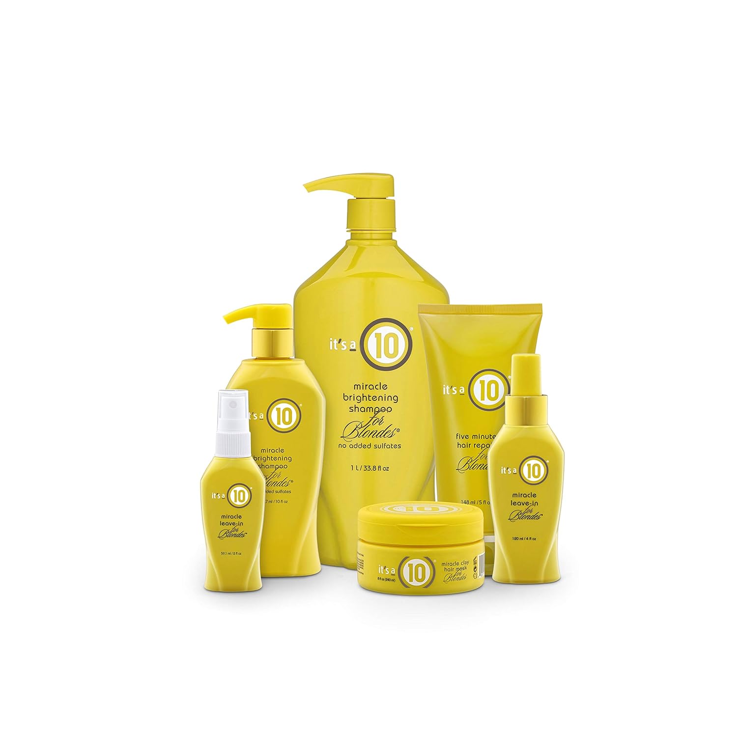 It's a 10 Haircare Five Minute Hair Repair for Blondes, 5 fl. oz. (Pack of 2) : Beauty & Personal Care