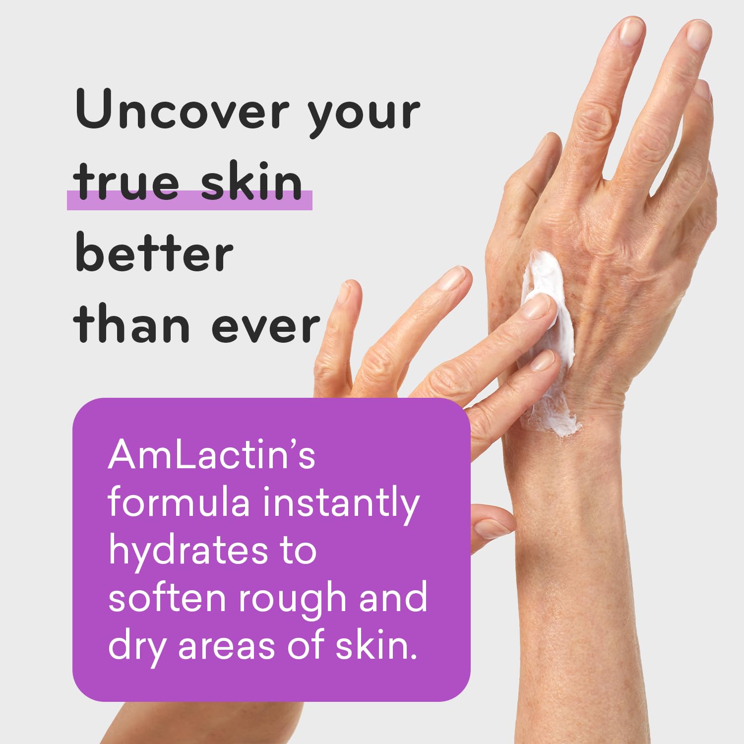 Amlactin Ultra Smoothing - 4.9 Oz Body & Hand Cream With 15% Lactic Acid - Exfoliator And Moisturizer & Daily Nourish 12% - 14.1 Oz Body Lotion With 12% Lactic Acid - Exfoliator And Moisturizer : Beauty & Personal Care