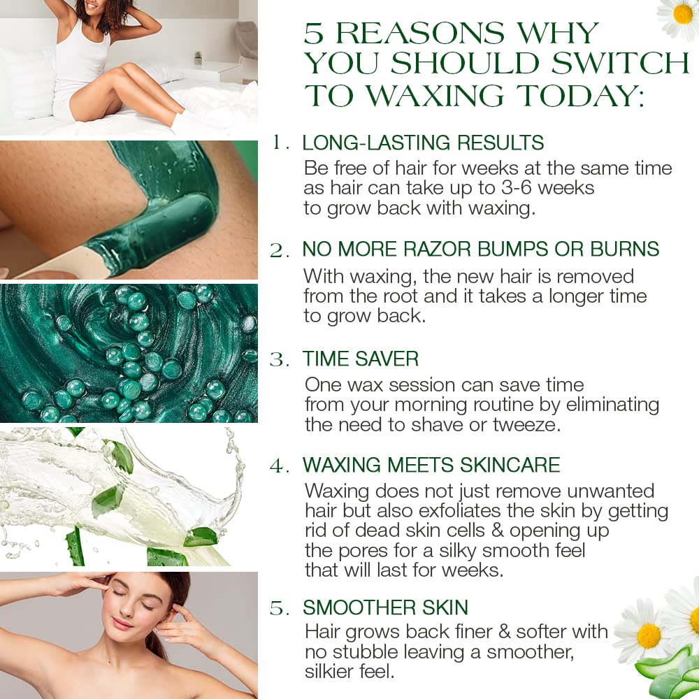 Gigi Hard Wax Beads For Sensitive Skin – Nourishing Aloe, Wax Beads For Hair Removal, Perfect For Face, Body, Bikini, Brazilian Waxing, 14 Oz : Beauty & Personal Care